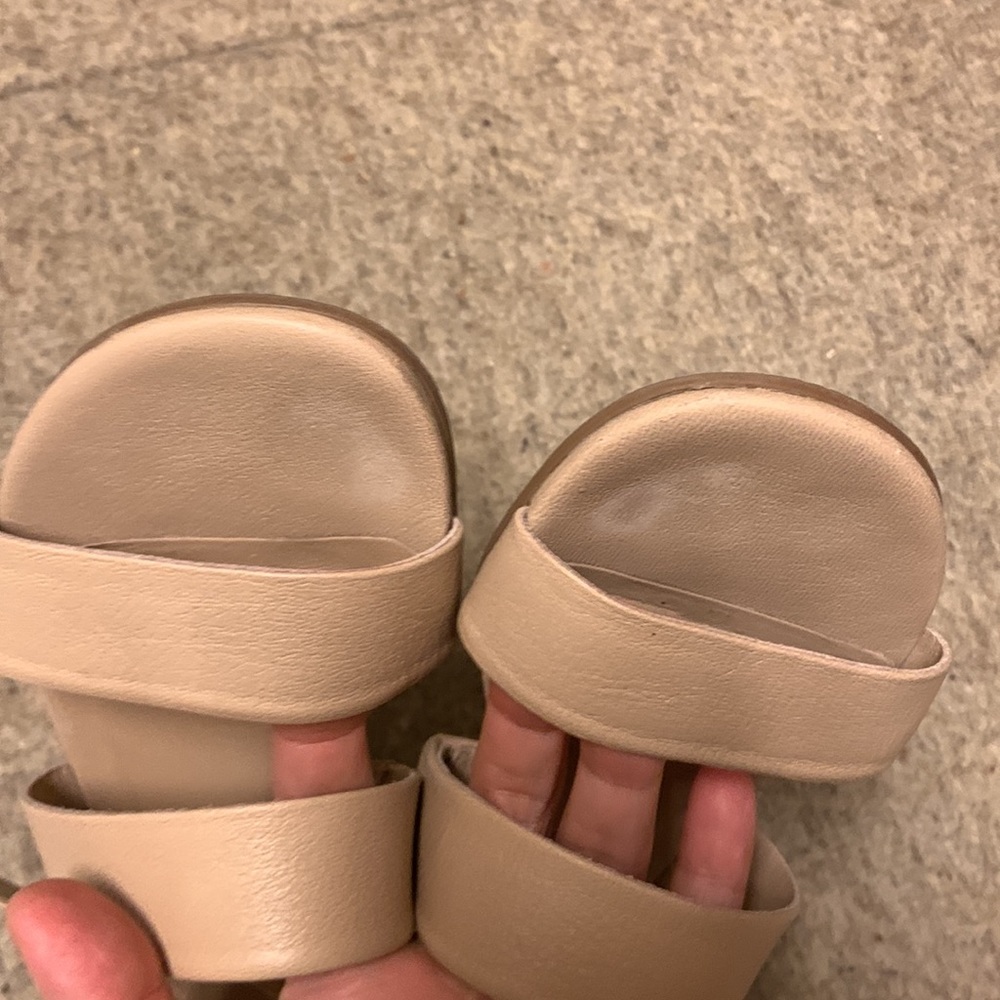 Able Double Strap Croc Pattern Leather Sandal “Ca… - image 4